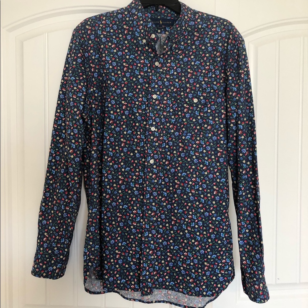 Ralph Lauren Polo long sleeve Men large Classic fit